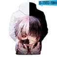 thumbnail image 3 of Tokyo Ghouls  Anime 3D Printed Hoodie Luffy Pullover Sweatshirt Hoodies for Adult/Kids Streetwear Clothes, 3 of 3