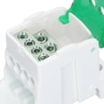 thumbnail image 2 of NFTIGB 690V 80A DIN Rail Terminal Block Distribution Box Spliceable Brass Conductor Junction Box for House Appliances Green Color UKK80 C45 Electrical Connectors Fast Quick Wire Cable Connection, 2 of 9