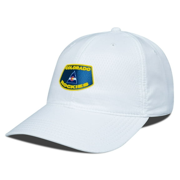 Men's Levelwear White Colorado Rockies Retro Skylight Matrix Adjustable Hat