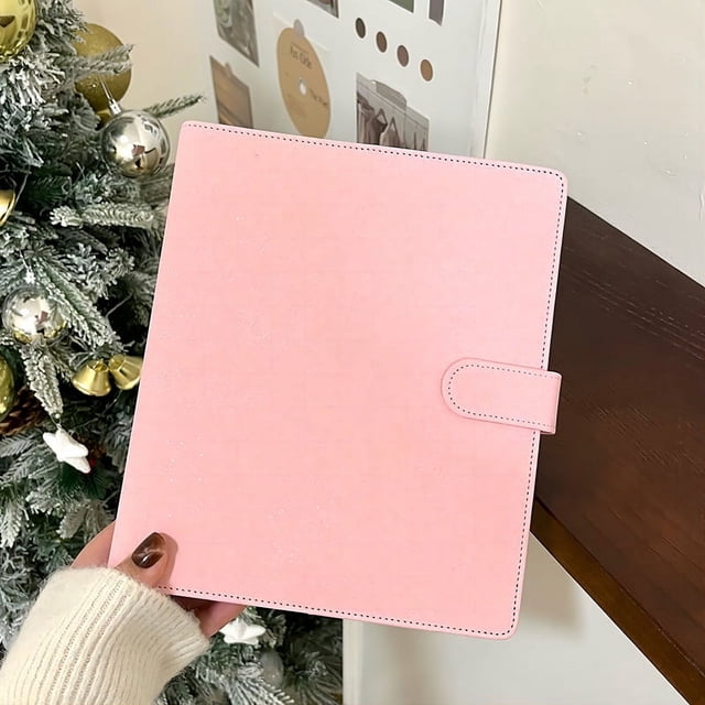 Álbum de fotos de hojas sueltas con forma de estrella de poliuretano a juego con gypsophila. Esta tarjeta adhesiva de hojas sueltas ensanchada es un pequeño libro de almacenamiento de tarjetas con