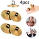 thumbnail image 2 of 4pcs Copper Finger Cymbals Small Finger Cymbals Belly Dancing Mini Cymbals Musical Instrument Saucers, 2 of 5