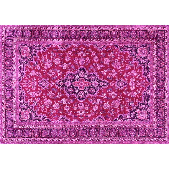 Ahgly Company Indoor Rectangle Persian Pink Traditional Area Rugs, 2' x 3'