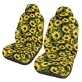thumbnail image 2 of Haiem Sunflowers In Vintage Printed Car Seat Covers Set of 2, Universal Fit Car Seat Covers,Protective Seat Covers,Comfortable Car Seat Covers, Easy Installation Seat Covers, Vehicle Seat Covers, 2 of 9