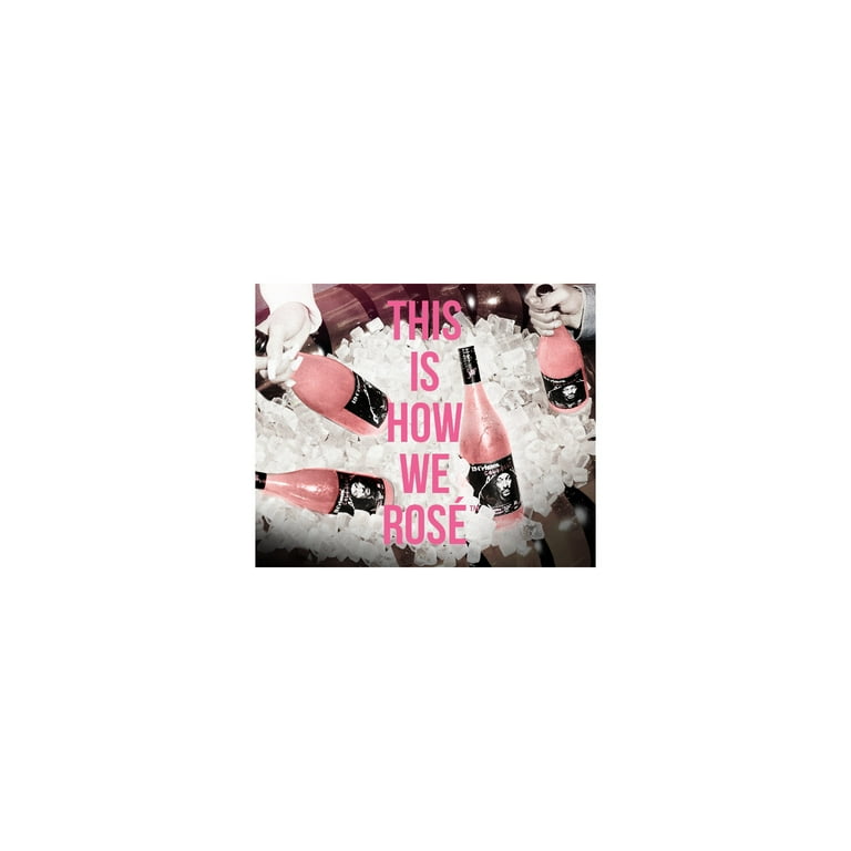 19 Crimes Snoop Dogg Cali Rose Wine, 750ml Glass wine bottle