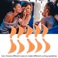 thumbnail image 3 of Lash Perm Rods, 5 Pairs Orange Reusable Soft Eyealsh Perm Rods  for Makeup, 3 of 7