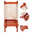 thumbnail image 4 of Shisuyan Realistic Miniature Chair Miniature Outdoor Backrest Chair Wood 1Pack, 4 of 8