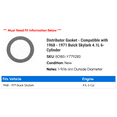 thumbnail image 2 of Distributor Gasket - Compatible with 1968 - 1971 Buick Skylark 4.1L 6-Cylinder 1969 1970, 2 of 2