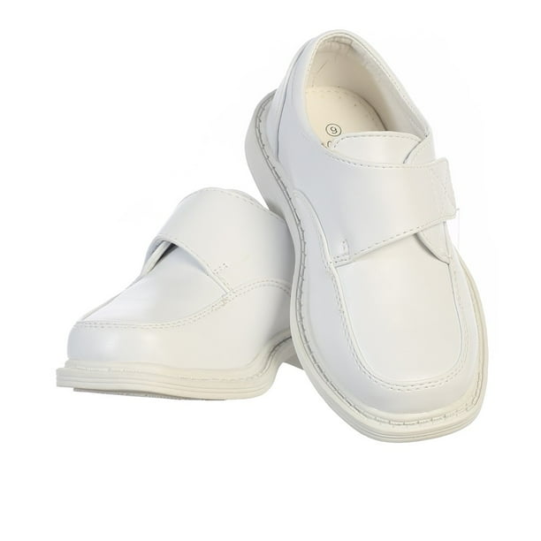 Sophias Style Toddler Boys White Velcro Matte Special