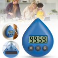 thumbnail image 2 of 1Pcs Countdown Timer, Digital Kitchen Timer with Suction Cup & Magnet for Cooking Baking Studying, Loud Alarm & Easy Read Display, 3X3In (Blue), 2 of 9