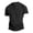 Black, variant on JTieacloth Mens Collar Shirt Men's Short Sleeve T Shirt Summer Casual Solid Holiday Shirts Tops Black L