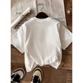 thumbnail image 2 of Women'S Casual Graphic Tee - Cute Bear with Heart Balloons, Round Neck, Short Sleeve, Light Gray, Perfect for Spring & Summer Outfits, Casual Wear Tee | Playful Print Tee | Soft Fabric Te, 2 of 6