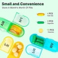 thumbnail image 2 of Pill Organizer Monthly 2 Times A Day - Am Pm Large Capacity One Month Pills Box, 2 of 4