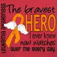 thumbnail image 3 of CafePress - Bravest Hero I Knew Leukemia Light T Shirt - Men's Classic Graphic Cotton T-Shirt, 3 of 4