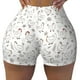 thumbnail image 2 of Balery Funny Chicken Pantalones cortos de entrenamiento estampados para mujer, sin costuras, ajustados, para gimnasio, yoga, correr, deportes, ejercicio activo, fitness.-XX-Large, 2 of 8
