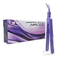 thumbnail image 2 of Turbo Silk 1.25" Tourmalin Ceramic Flat Iron Anti-Frizz Hair Straightener Purple, 2 of 8