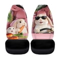 thumbnail image 5 of XYZCANDO Stylish 2-Pack Front Car Seat Covers with Cute Bunny Print - Breathable Waterproof Protector For Daily Use, 5 of 10