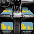 thumbnail image 7 of Fuzoiu Cute Ducky Print Carpet Floor Mats for Car,Car Foot Mat Set,Universal Fit 4 Piece Mat Pad Set,Fits Most Cars Trucks Vans Sedans SUV Auto Carpet Mat Se, 7 of 7
