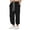 c-155Black631, variant on Men Casual Pants Loose Fit Joggers With Letter Embroidery Comfortable Elastic Sweatpants For Daily Wear And Sports Male Comfort Solid Color Slacks