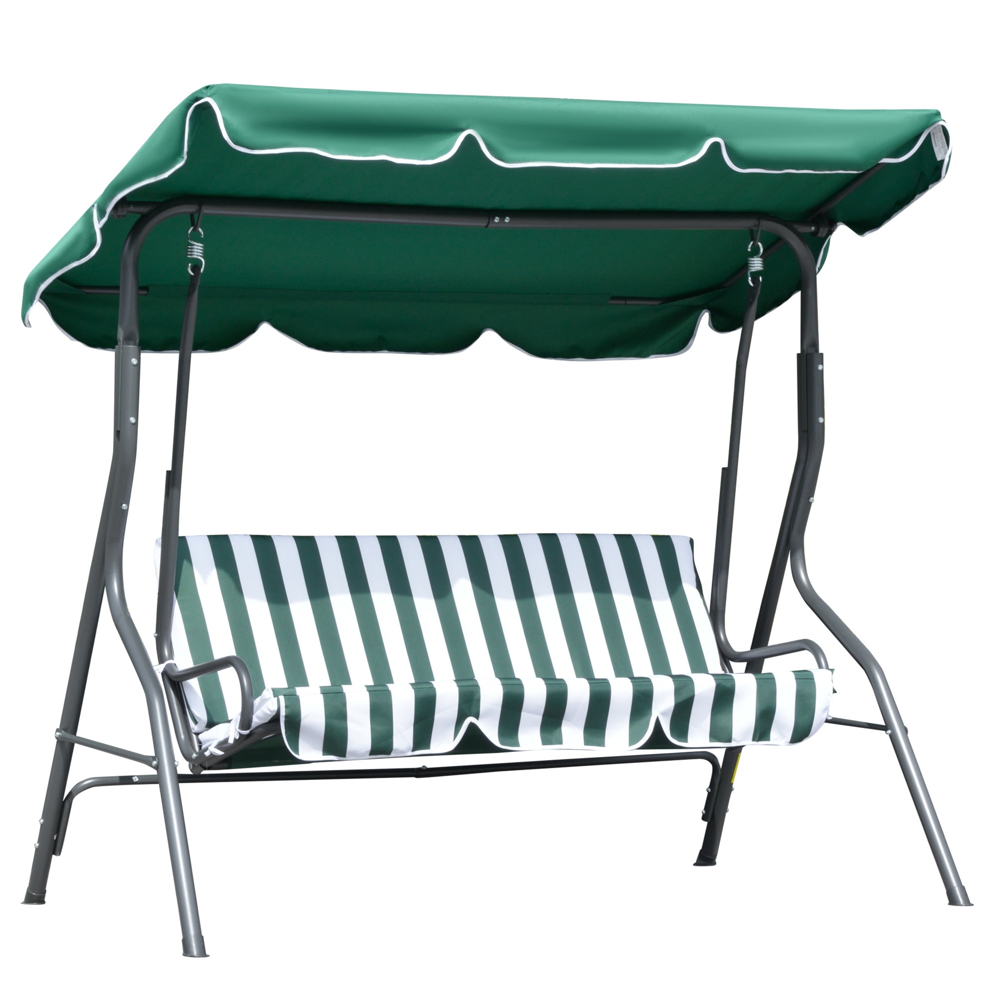 Details about   Patio Porch Swing Chair Canopy Outdoor Lounge 3-Person Seat Hang Bench Hammock 
