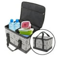 thumbnail image 1 of Bolsa de almacenamiento de herramientas de camping plegable Bolsa de picnic con de transporte Estuche de contenedor Utilidad para utensilios de , Negro 53x36x32cm, 1 of 8