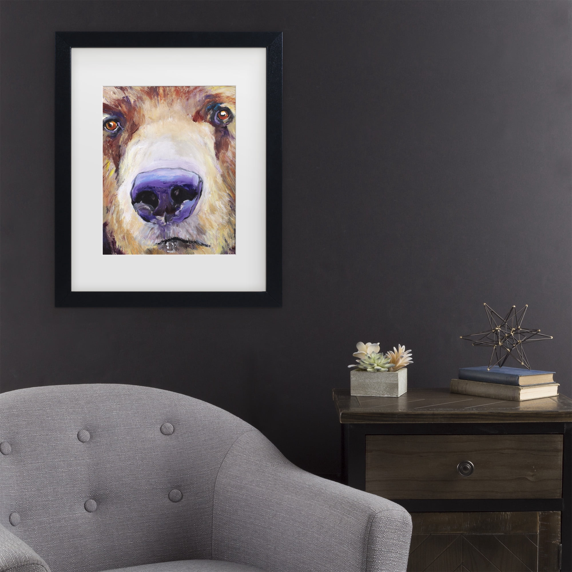Trademark Fine Art 'The Sniffer' Canvas Art by Pat Saunders-White