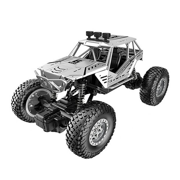 Coche trepador teledirigido de aleación - 4WD, 2.4G, capacidad para pendientes de 45° - para aventuras de juguete todoterreno para niños