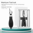 thumbnail image 2 of Nail Clippers Set, 3-Piece Set Nail Clippers With Beak Angle For Ingrown Toenails Nail Clippers Large With Collection Container Toenail Clippers For Seniors And Children, 2 of 2