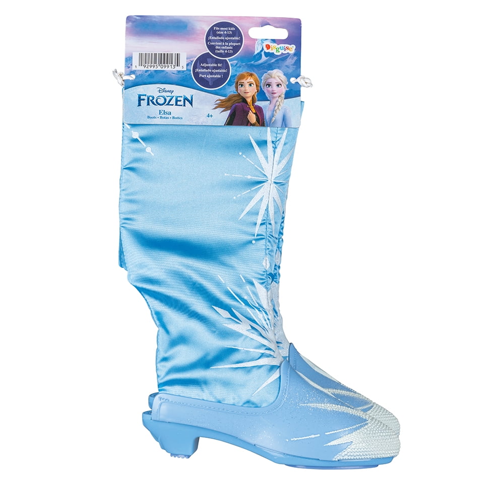 Disney Frozen 2 Elsa Boots Halloween Accessory for Children, Girls One Size, by Disguise