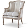 thumbnail image 1 of Baxton Studio Fauteuil d'Appoint Charlemagne en Brun et Beige, 1 of 5