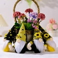 thumbnail image 4 of 4PCS Handmade Bumble Bee Hanging Gnome Ornaments Set, Colorful Swedish Honey Bee Decor Summer Fall Ornaments for Tree, Summer Bee Plush Gnome Decorations Fall Tree decorations for Home Holiday, 4 of 9