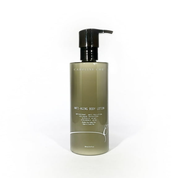 Caroline Chu Anti-Aging Body Lotion -  Antioxidant, Anti-Pollution, Collagen Tripeptide, Glycolic Acid, Hyaluronic Acid