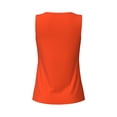 thumbnail image 5 of Haiem Orange Workout Tank Tops for Women, Athletic Sports Slim-Fit Tank Tops, Compression Sleeveless Dry Fit Shirts,Athletic Shirt-Small, 5 of 9