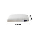 thumbnail image 3 of Memory Foam Bed Pillows, White Velvet Pillow 18.9"×29.1", Pillow for Neck Pain Relief, Plush Down-Feel Fill, All-Sleep-Positions, Machine-Washable, 3 of 6