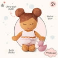 thumbnail image 3 of LullaBaby 14-inch Plush Bath Doll Light-Brown Hair Tub Toys for Kids 2 Years Old & Up, 3 of 9