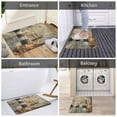 thumbnail image 5 of Yiaed Vintage Nautical Lighthouse Print Flannel Doormat Mat Outdoor Indoor Door Mats,Welcome Matt Outdoor Front Door Mat Doormat Outdoor Mat Outdoor Mat,16"x24", 5 of 7