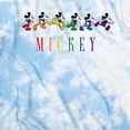 thumbnail image 2 of Disney Men’s Mickey Mouse Shirt, Classic Cartoon Printed Mickey Mouse T-shirt Light Blue Dye – XL, 2 of 4