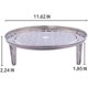 thumbnail image 4 of Estante para cocinar al vapor, hogar, acero inoxidable, utensilios de cocina, soporte para estante para cocinar al vapor engrosado (12 pulgadas), 4 of 4