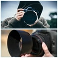 thumbnail image 6 of Uxcell 72mm Lens Hood, 2Pcs Standard Vented Matte Surface Inside Lens Hood, Black, 6 of 6