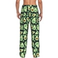 thumbnail image 7 of Salouo Avocado Heart Print Pajama Pants for Men, Lounge Pants Elastic Waistband Casual Men's sleepwear Loungewear Sleep Pajama Pant -X-Large, 7 of 7