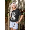 thumbnail image 3 of Only My Dog Understands Me Pet Lover Plus Size Crewneck Graphic Tee Shirt Brisco Brands 2X, 3 of 5