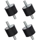 thumbnail image 1 of Amortiguador antivibración M10 de 4 piezas, soportes aisladores de goma Amortiguador de bomba de compresor de aire 40 * 30 para bobinas de barcos de automóviles MODOU, 1 of 5