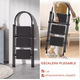 thumbnail image 5 of Escalera De Acero Inoxidable De 3 Peldaños Plegable, Negro, 5 of 5