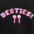thumbnail image 3 of CafePress - Besties Women's Dark Pajamas - Women's Short Sleeve Print T-Shirt and Pants Dark Cotton Pajama Set, 3 of 7