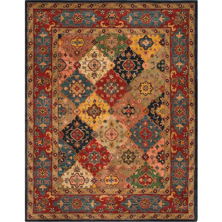 SAFAVIEH Heritage Trudi Traditional Wool Area Rug, Red/Multi
