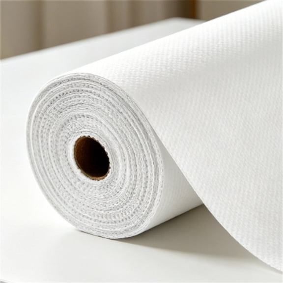 12in x 10ft White Non-Adhesive Non-Slip Shelf Drawer Liner Waterproof Mat