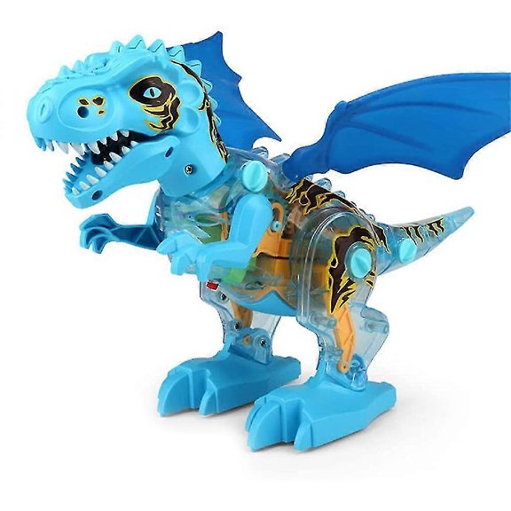 Dinosaur Tyrannosaurus Rex Toys For Kids - Electric Walking Dinosaur Robot With Light & Music, Take Apart Dino Toy, Water Mist Spray, Boys Girls Gifts