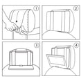 thumbnail image 5 of Hikig Correa de soporte para reposacabezas de coche para reproductor de DVD portátil giratorio y abatible, pantalla de 7 a 11,5 pulgadas, 5 of 5