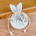 thumbnail image 2 of tredstone Drawstring Bag Embroidered Jewelry Bags Multifunctional Perfume Satchel Decorative Household Wedding Wide Application Creamy white, 2 of 8