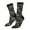 3 Black, variant on Vintage Moon with Plants and Fox Crew Socks for Men & Women, Breathable Casual Athletic Ankle Socks