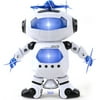 HOWADE Dancing Robot Musical And Colorful Flashing Lights Kids Figure Fun Toy -Spins And Side Steps